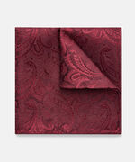 Silk Self Paisley Pocket Square